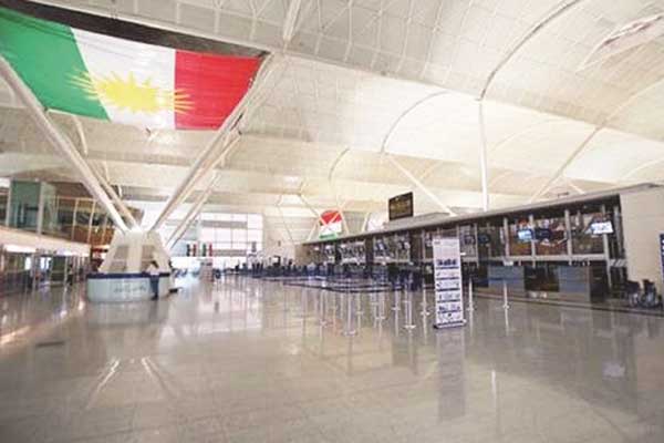 Erbil ve Süleymaniye Havalimanı boş kaldı