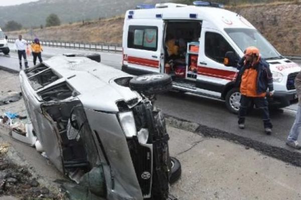 Kütahya'da korkunç kaza: Çok sayıda yaralı