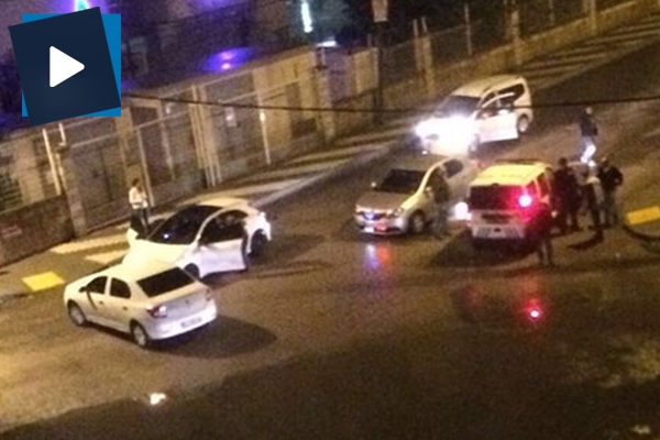 Nefes kesen hırsız polis kovalamacası kamerada