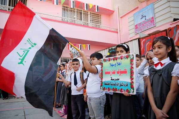 Bağdat'ta ilk ders zili çaldı