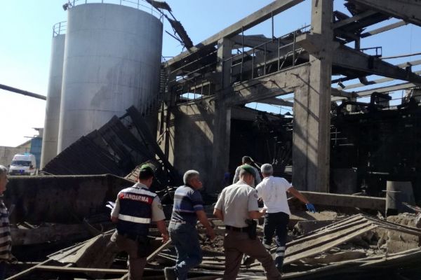 Aydın'da fabrikada patlama: 1 ölü, 3 yaralı