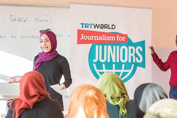 TRT World'den Suriyeli çocuklara gazetecilik eğitimi