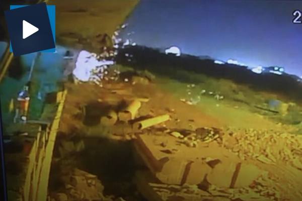 Irak Türkmen Cephesi bürosuna bombalı saldırı kamerada