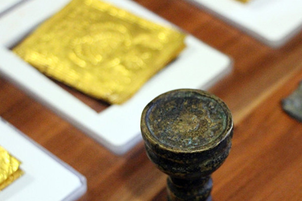 Amasya'da Hz. Süleyman'a ait olduğu düşünülen mühür ele geçirildi