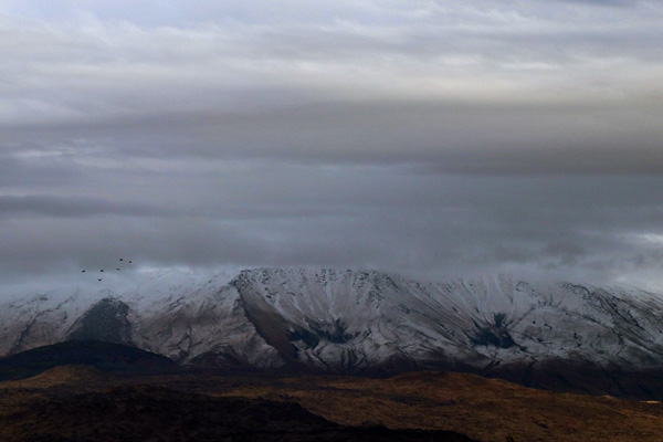 Ağrı Dağı beyazlara büründü