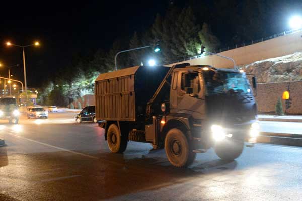 Suriye sınırına sevkiyat