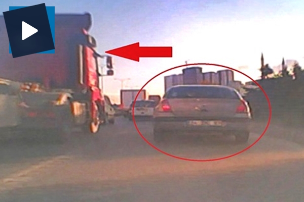 TIR'ın kör noktasına girerseniz başınıza bu gelebilir!