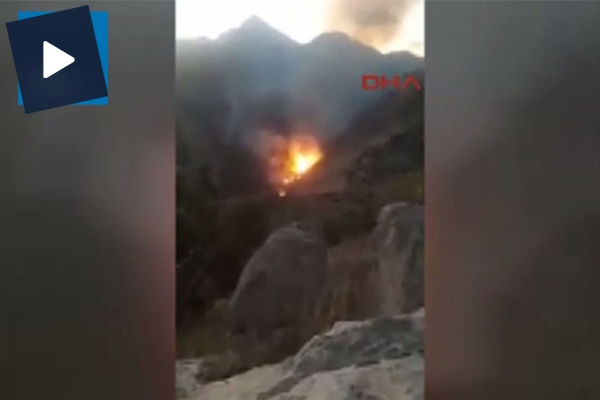 Cudi Dağı'ndaki teröristler, havadan ve karadan ateş altına alındı