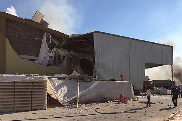 Batman Organize Sanayi Bölgesi'nde patlama