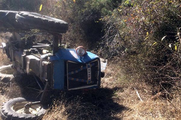 Manisa'da traktör kazası: 1 kişi öldü