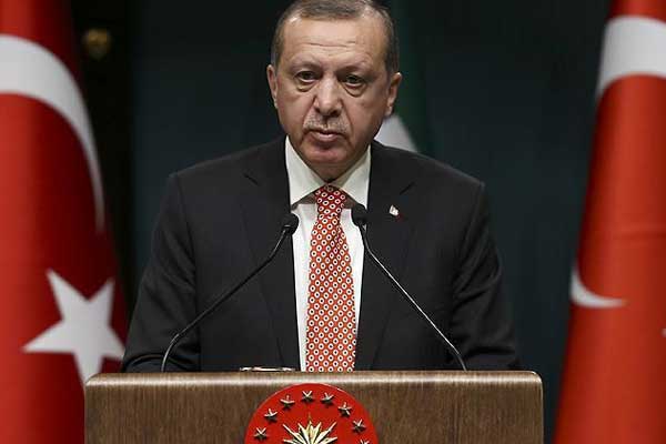 Erdoğan'dan şehit ailesine taziye telgrafı