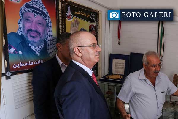Filistin Uzlaşı Hükümeti Başbakanı Hamdallah Gazze tutunda