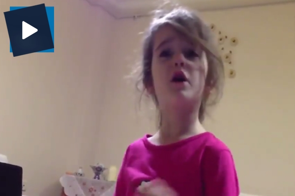 Beş yaşındaki Ecrin babasına öyle bir isyan etti ki!