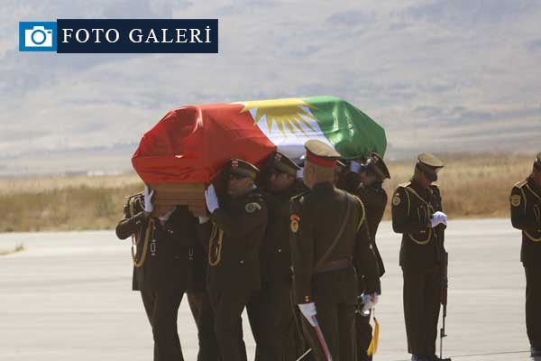 Talabani'nin naaşı Süleymaniye'ye getirildi
