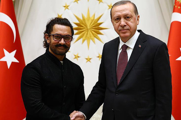 Erdoğan Aamir Khan'ı kabul etti