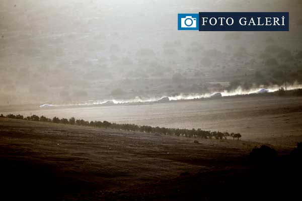 Zırhlılar sınıra böyle yerleştirildi