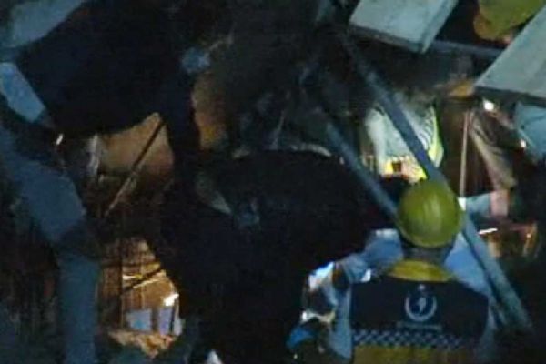 Şişli'de otel inşaatında çökme: 1 yaralı