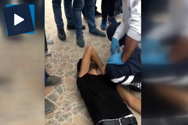 Bonzai krizine giren gencin içler acısı hali kamerada