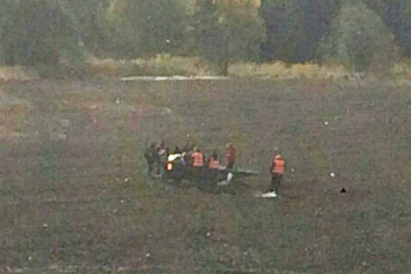 Avrupa Ralli Şampiyonası'nda helikopter düştü