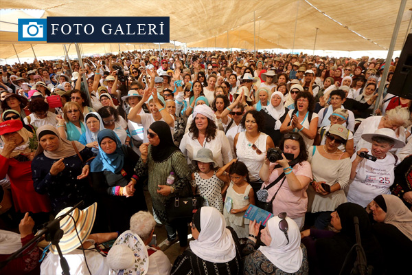 Filistinli ve İsrailli kadınlardan 'barış yürüyüşü'
