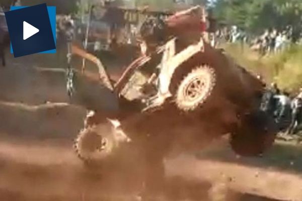 Off-Road’da korkutan kaza