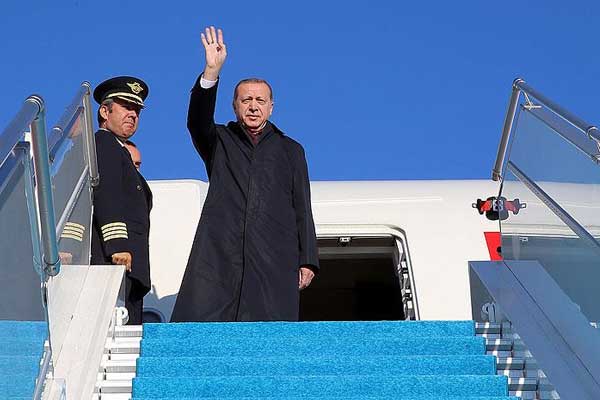 Cumhurbaşkanı Erdoğan, Ukrayna'ya gitti