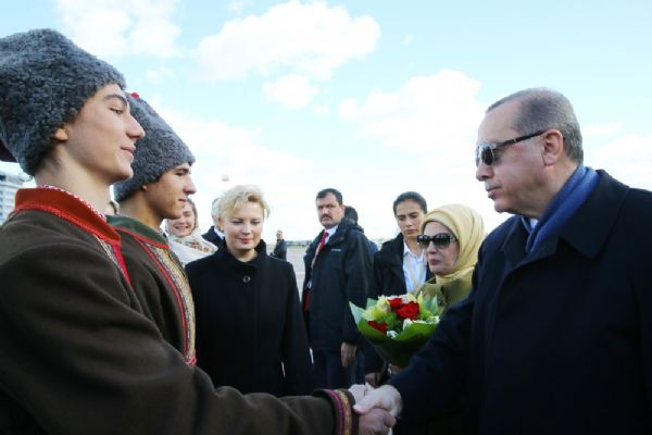 Cumhurbaşkanı Recep Tayyip Erdoğan Ukrayna'da