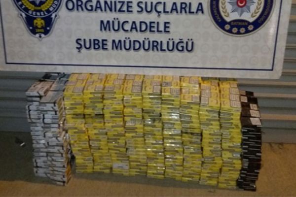19 bin 65 paket kaçak sigara ele geçirildi