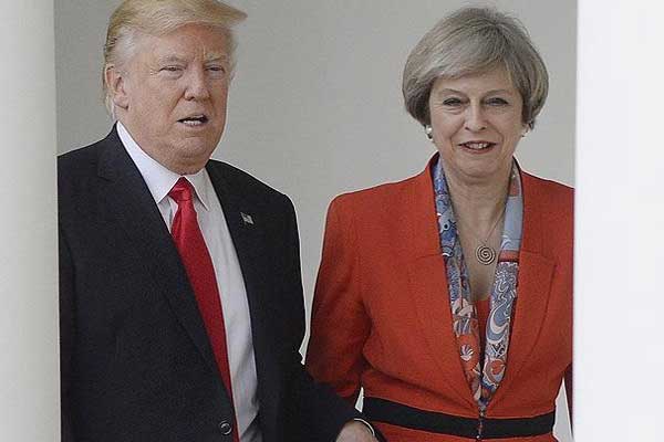 May ile Trump telefonda görüştü