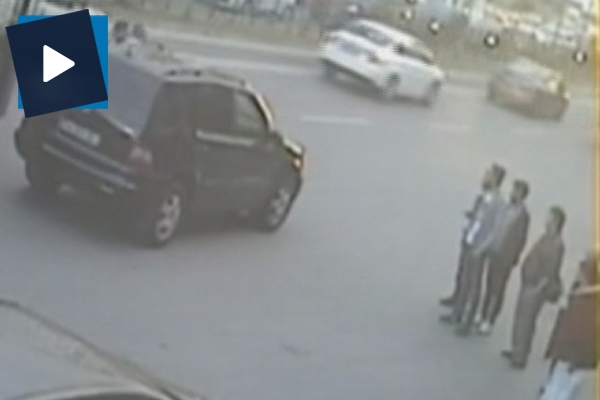 Beyoğlu’nda dehşet anları kamerada