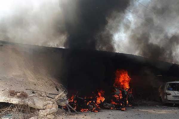 Han Şeyhun'a hava harekatı