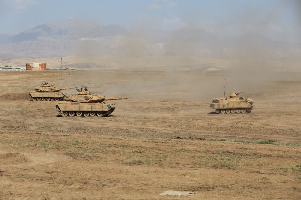 Habur'daki tatbikat 24'üncü gününde devam ediyor