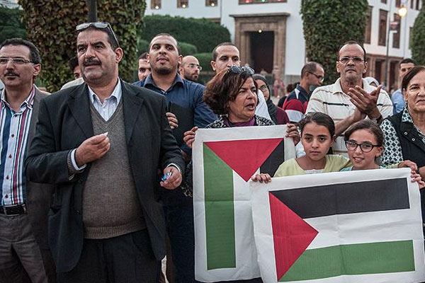 Faslı vatandaşlardan İsrail heyetine tepki