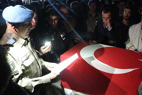 Şehit korucu Bartev son yolculuğuna uğurlandı