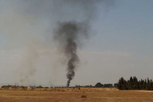 İspanya'da savaş uçağı düştü