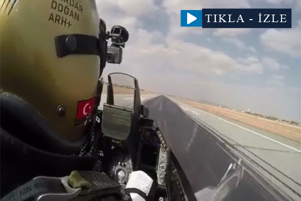 SOLOTÜRK pilotunun kokpit görüntüleri