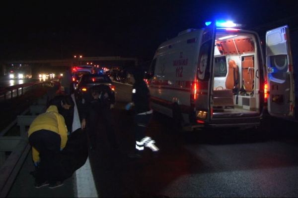 Esenler TEM Bağlantı yolunda korkunç ölüm