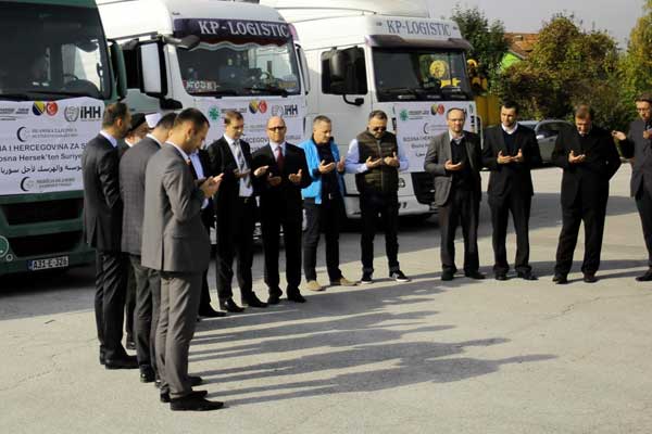 Bosna'dan Suriye'ye yardım