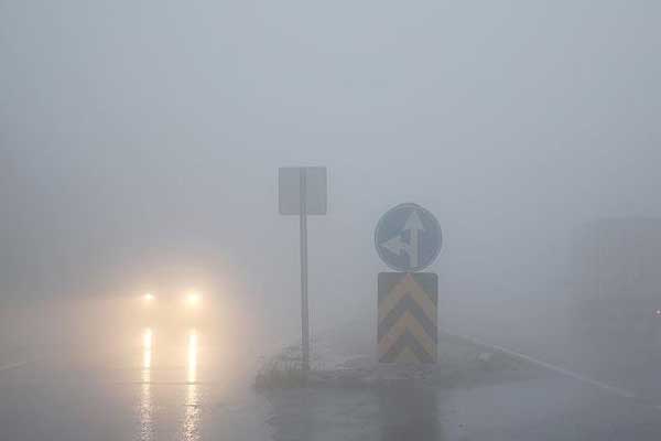 Bolu Dağı'nda yoğun sis yaşanıyor