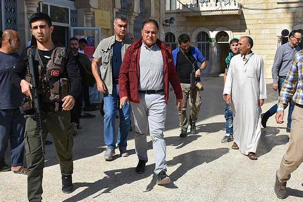 Kilis Valisi Tekinarslan Azez'de