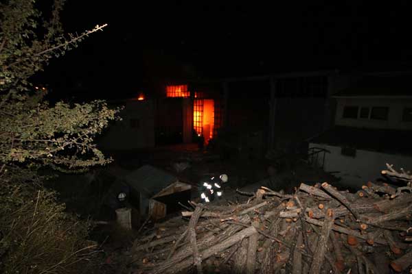 Mobilya fabrikasında yangın