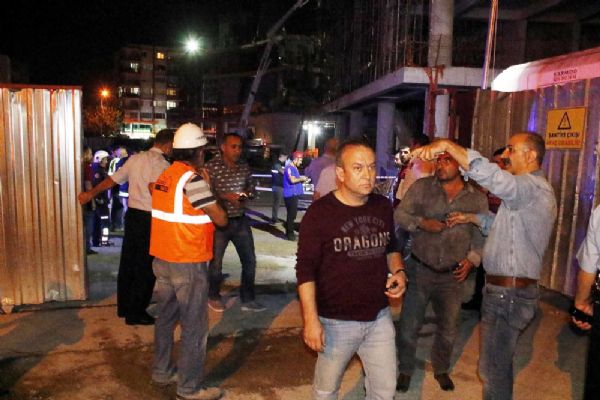 Alışveriş ve kültür merkezi inşaatında göçük: 7 kişi yaralandı