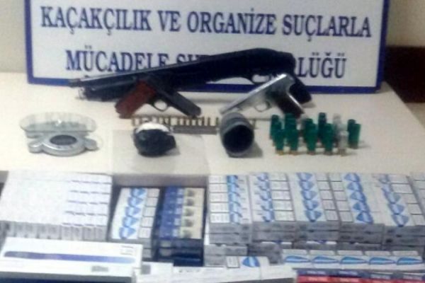 Kayseri'de uyuşturucu ve kaçak sigara operasyonu