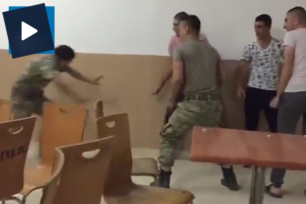 Askerde alt devrelere yapılan hoş geldin sürprizi