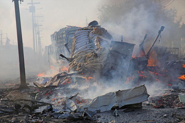 Somali'deki saldırıda ölenlerin sayısı 189 oldu