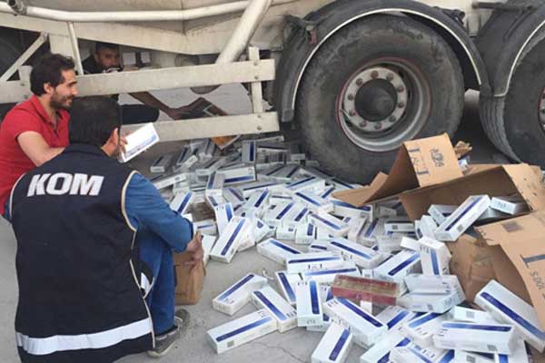 Adıyaman'da kaçak sigara operasyonu