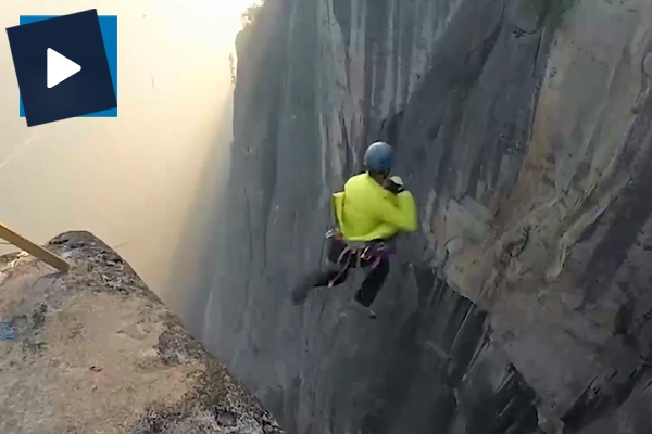 Bu uçurumdan atlamak yürek ister!