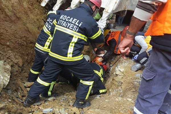 Kuzey Marmara Otoyol inşaatında göçük