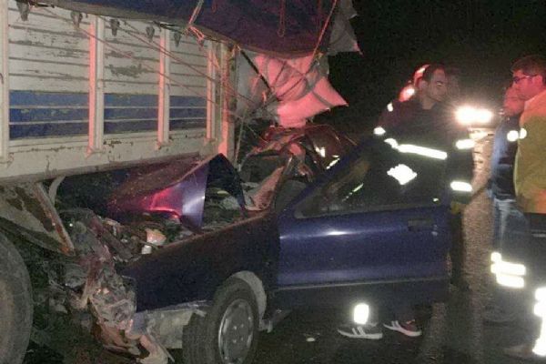 Uşak'ta korkunç kaza: 2 ölü