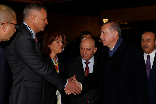 Erdoğan, Deniz Baykalı ziyaret etti